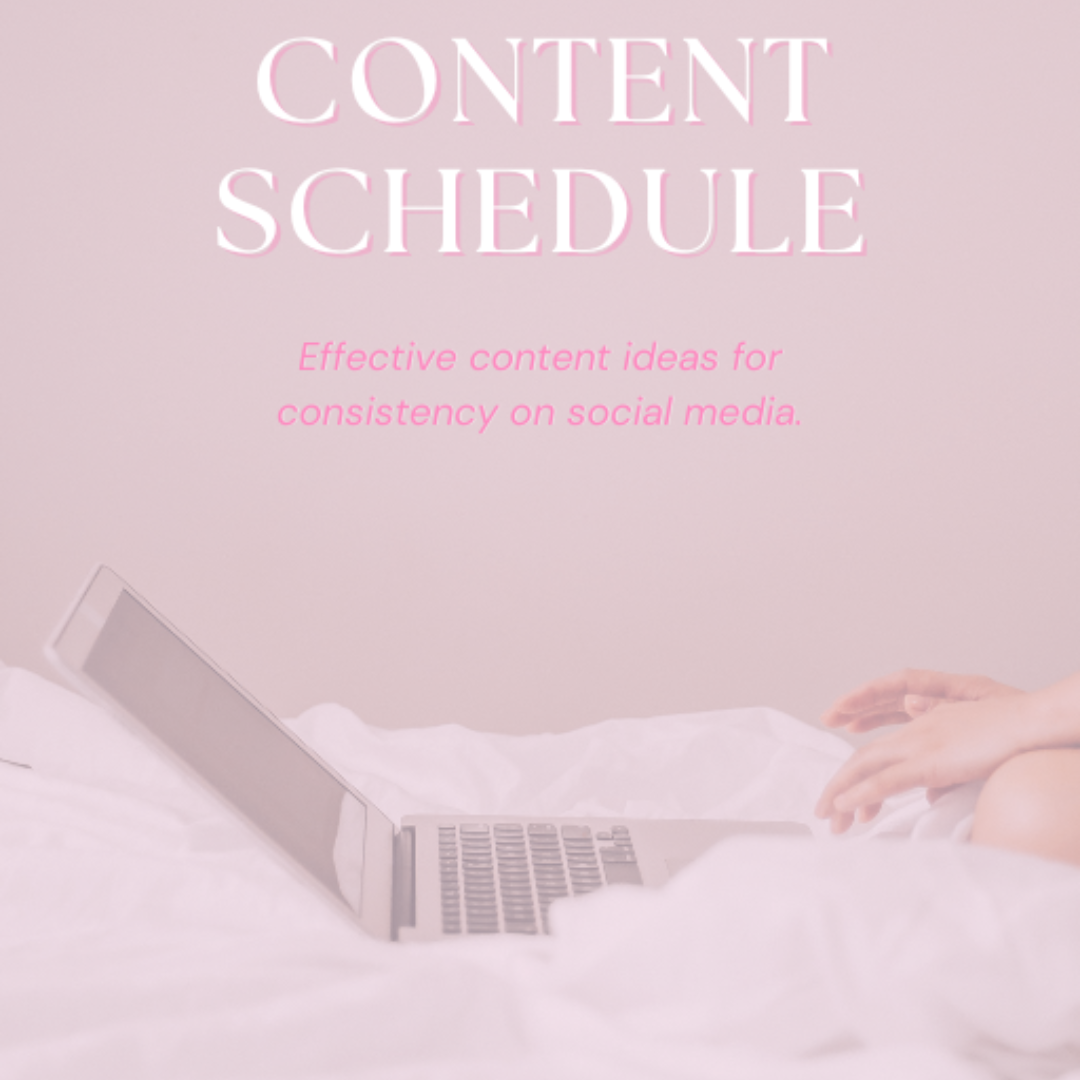 FREE content schedule