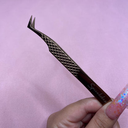 Rose gold collection tweezers