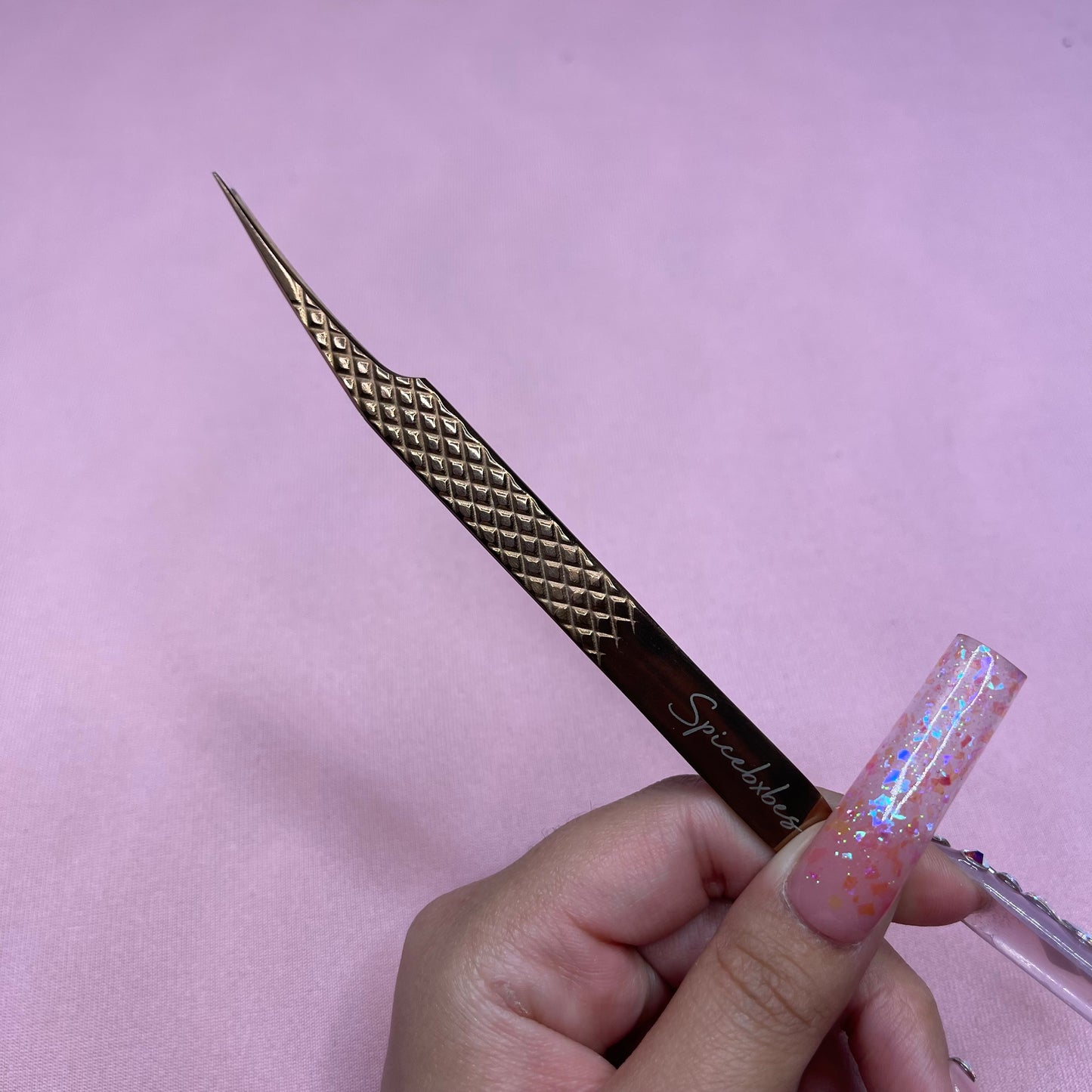 Rose gold collection tweezers